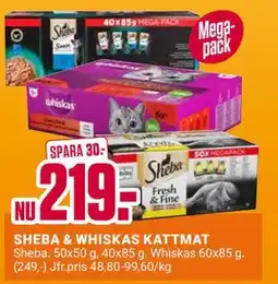ÖoB SHEBA & WHISKAS KATTMAT erbjuda