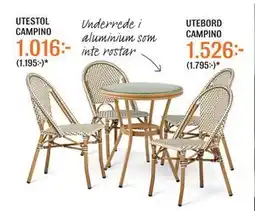 Mio UTESTOL CAMPINO erbjuda