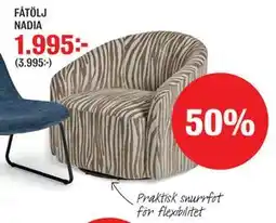Mio FÅTÖLJ NADIA erbjuda