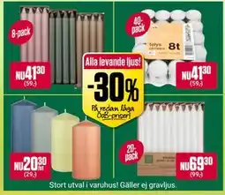 ÖoB Alla levande ljus! erbjuda