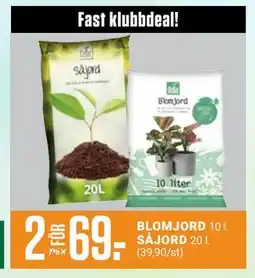 ÖoB BLOMJORD, Medlemspris erbjuda