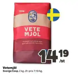Coop Daglivs Vetemjöl erbjuda