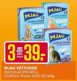 ÖoB MJAU VÅTFODER erbjuda