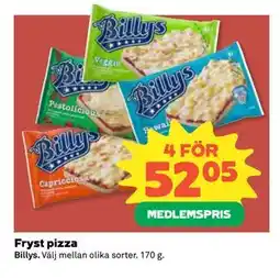 Coop Daglivs Fryst pizza, Medlemspris erbjuda