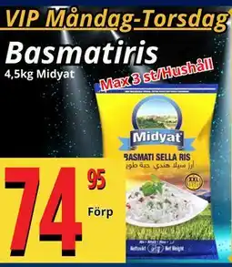 Supergrossen Basmatiris, Medlemspris erbjuda