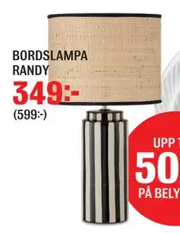 Mio BORDSLAMPA RANDY erbjuda