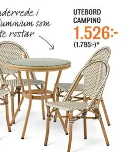 Mio UTEBORD CAMPINO erbjuda