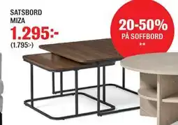 Mio SATSBORD MIZA erbjuda