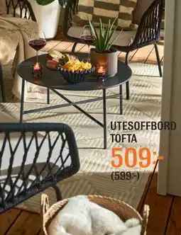 Mio UTESOFFBORD TOFTA erbjuda