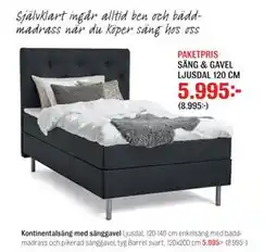 Mio SÄNG & GAVEL LJUSDAL 120 CM erbjuda