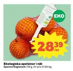 Coop Daglivs Ekologiska apelsiner i nät erbjuda