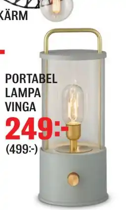 Mio PORTABEL LAMPA VINGA erbjuda
