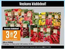 ÖoB ODLA FRÖER erbjuda