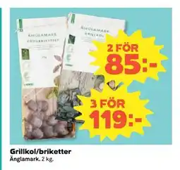 Coop Daglivs Grillkol/briketter erbjuda