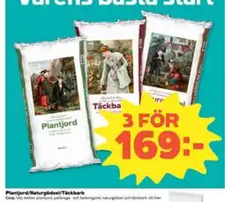 Coop Daglivs Plantjord/Naturgödsel/Täckbark erbjuda