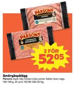 Coop Daglivs Smörgåspålägg erbjuda