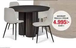 Mio MATGRUPP TRULS & 4 STOLAR erbjuda