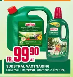 ÖoB SUBSTRAL VÄXTNÄRING erbjuda