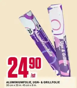 ÖoB ALUMINIUMFOLIE, UGN- & GRILLFOLIE erbjuda