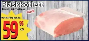 Supergrossen Fläskkotlett erbjuda