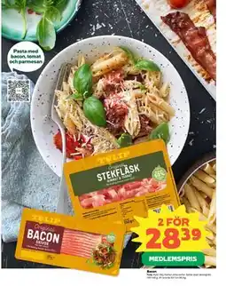 Coop Daglivs Bacon, Medlemspris erbjuda