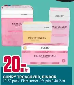 ÖoB GUNRY TROSSKYDD, BINDOR erbjuda