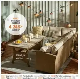 Mio UTEGRUPP CASTELLO erbjuda