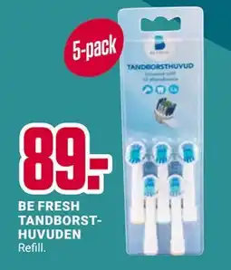 ÖoB BE FRESH TANDBORSTHUVUDEN erbjuda