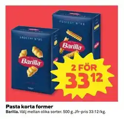 Coop Daglivs Pasta korta former erbjuda