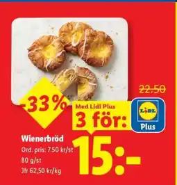Lidl Wienerbröd erbjuda