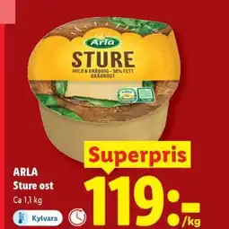 Lidl ARLA Sture ost erbjuda