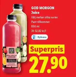 Lidl God Morgon juice erbjuda