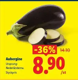 Lidl Aubergine erbjuda