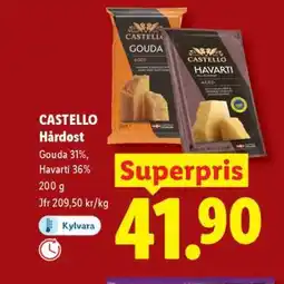 Lidl Castello Hårdost erbjuda