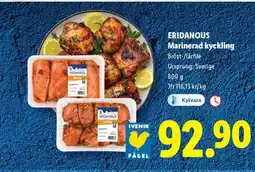 Lidl ERIDANOUS Marinerad kyckling erbjuda