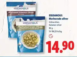 Lidl Eridanous Marinerade oliver erbjuda