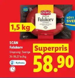 Lidl Scan falukorv erbjuda