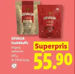 Lidl GEVALIA SNABBKAFFE erbjuda