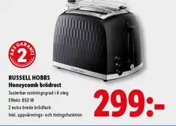 Lidl RUSSELL HOBBS Honeycomb brödrost erbjuda