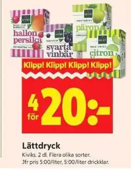 ICA Supermarket Lättdryck erbjuda