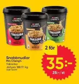 DollarStore Mrs Cheng's Yakisoba erbjuda