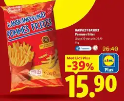 Lidl HARVEST BASKET Pommes frites erbjuda