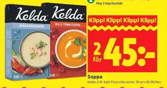 ICA Supermarket Kelda soppa erbjuda