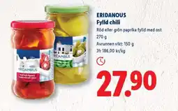 Lidl ERIDANOUS Fylld chili erbjuda