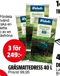 Bauhaus GRÄSMATTEDRESS 40 L erbjuda