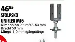 Bauhaus STOLPSKO UNIFLEX M16 erbjuda