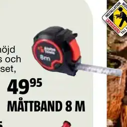 Bauhaus MÅTTBAND 8 M erbjuda