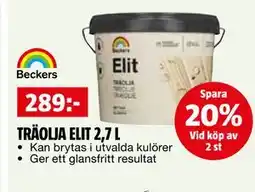 Bauhaus Vid köp av 2 st erbjuda