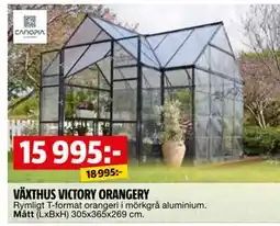 Bauhaus VÄXTHUS VICTORY ORANGERY erbjuda