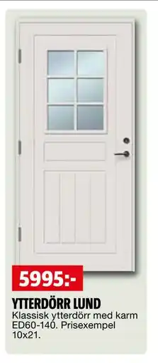 Bauhaus YTTERDÖRR LUND erbjuda